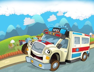 The emergency unit - the ambulance