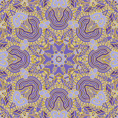 Vector round decorative design element