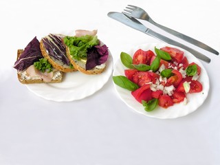 tasty and wholesome breakfast meal