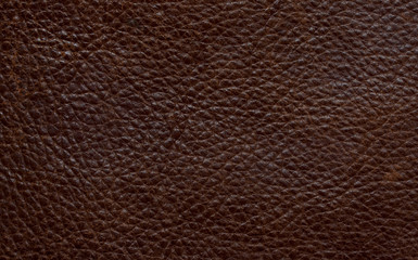 Brown leather texture as background