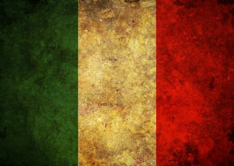 Grunge Italy Flag