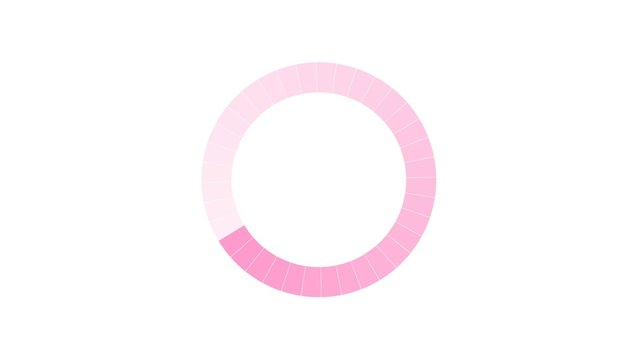 Loading - cercle rose
