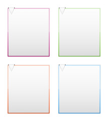 blank templates with arrow