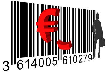 Pouvoir d'achat Code-barres Euro