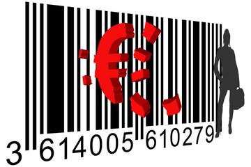 Pouvoir d'achat Code-barres Euro