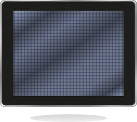 Abstract screen background with tablet pc computer