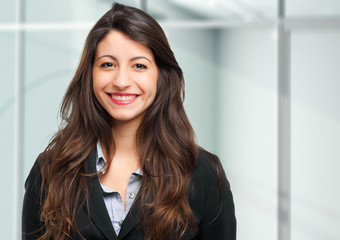Fototapeta premium Smiling businesswoman