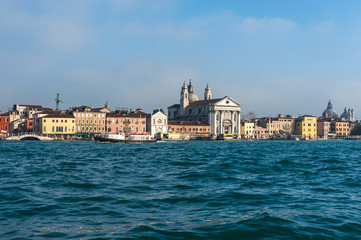 Fototapeta premium view of Venice from the canal