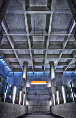 HRD metro station ceiling structure
