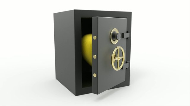 Coraz&oacute;n dentro caja fuerte