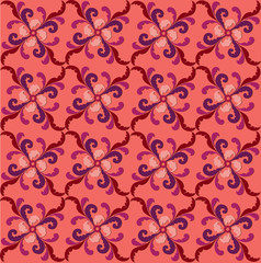 Fototapeta premium abstract seamless pattern. floral ornament background