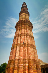 Fototapeta na wymiar Qutub Minar