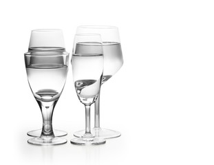 big glassware collection