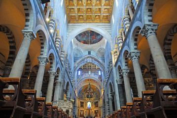 Pisa Saint Mary of the Assumption cathedral interior