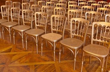 Rows of chairs