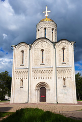 Fototapeta na wymiar St Demetrius Cathedral at Vladimir