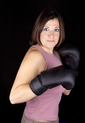 a boxing girl
