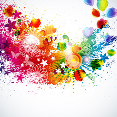 Floral design background.