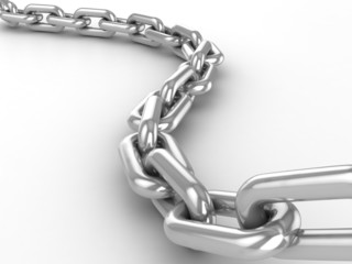 Obraz premium Silver chain