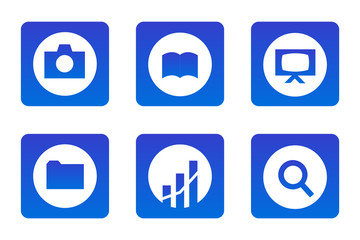 アイコン ブルー