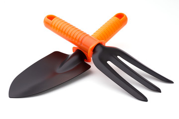 Trowel and digging fork