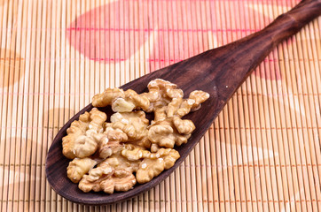 California walnuts with spoon