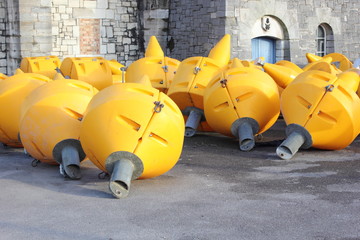 Large ships bouy's, channel markers