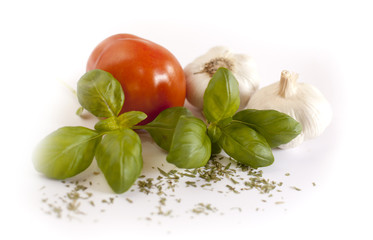 ail basilic et tomate aromatisés