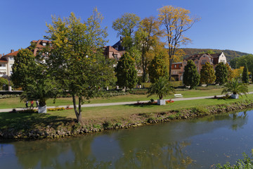 Obraz premium Kurpark Bad Kissingen, Bayern