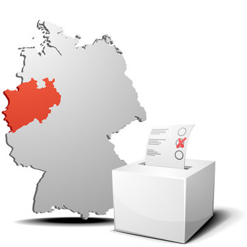 vote germany North Rhine-Westphalia