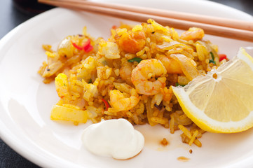 Fried Shrimp Rice
