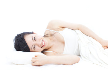 Obraz premium 横になる女性