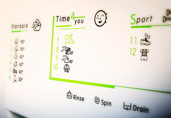 Laundry instruction.