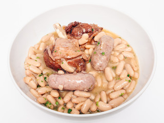 Eine Portion Cassoulet