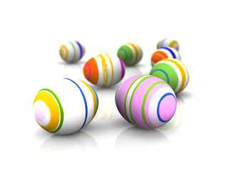 Bunte Ostereier