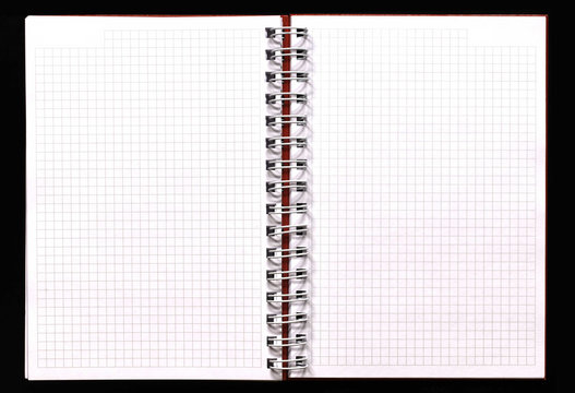 Cahier &agrave; carreaux, double page