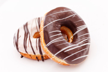 doughnuts isolated on white