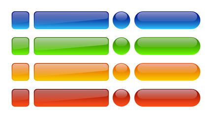 Buttons Bunt Rund Eckig