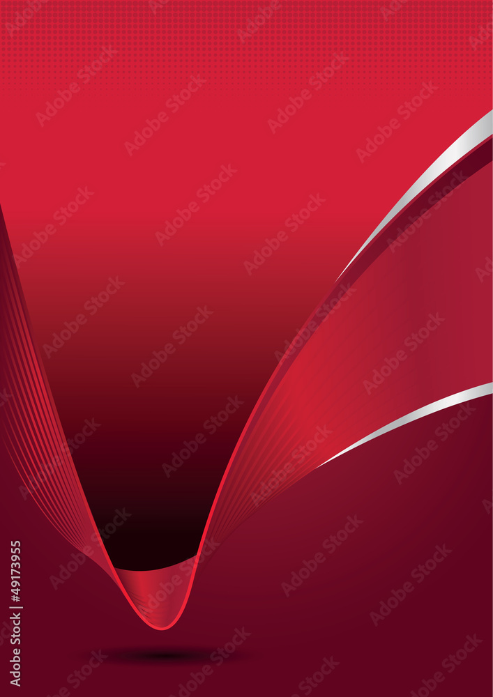 Poster vector abstract elegant red background