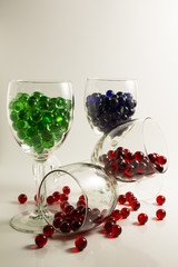Marbles Wine Glasses