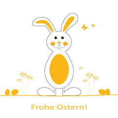 Fröhlicher Osterhase