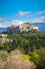 Rolgordijnen Beautiful view of ancient Acropolis, Athens, Greece © MF