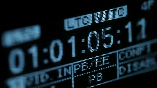 Running timecode.