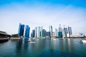 Fototapeta na wymiar Singapur biznesowej dzielnicy