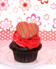 Valentine's Day cupcake