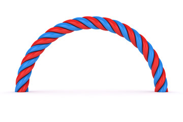 Red-blue spiral