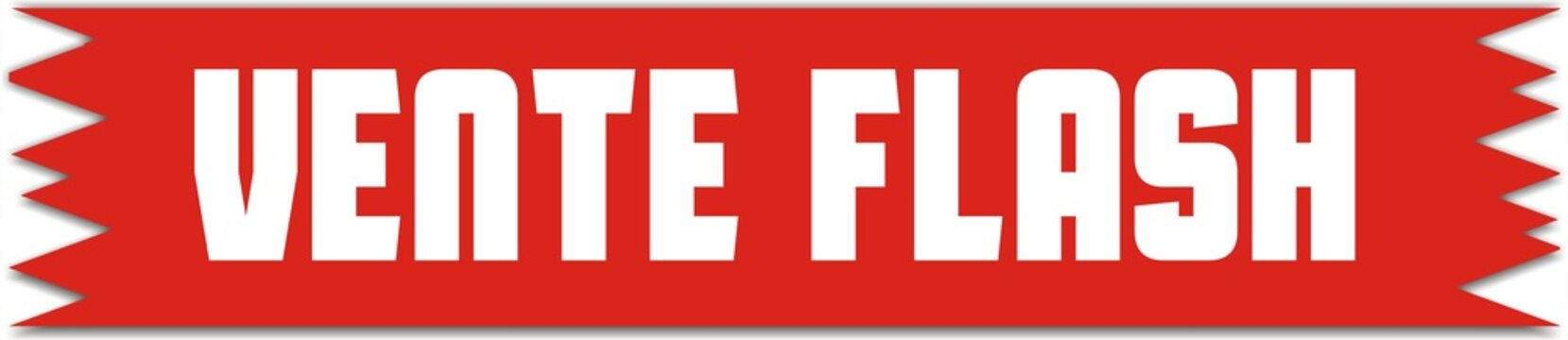 &eacute;tiquette vente flash