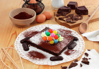 Torta al cioccolato, tenerina - Chocolate cake