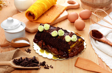 Tronchetto al cioccolato - Chocolate cake