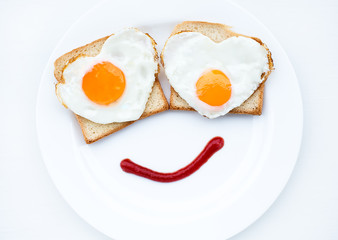 Heart shaped scrambled